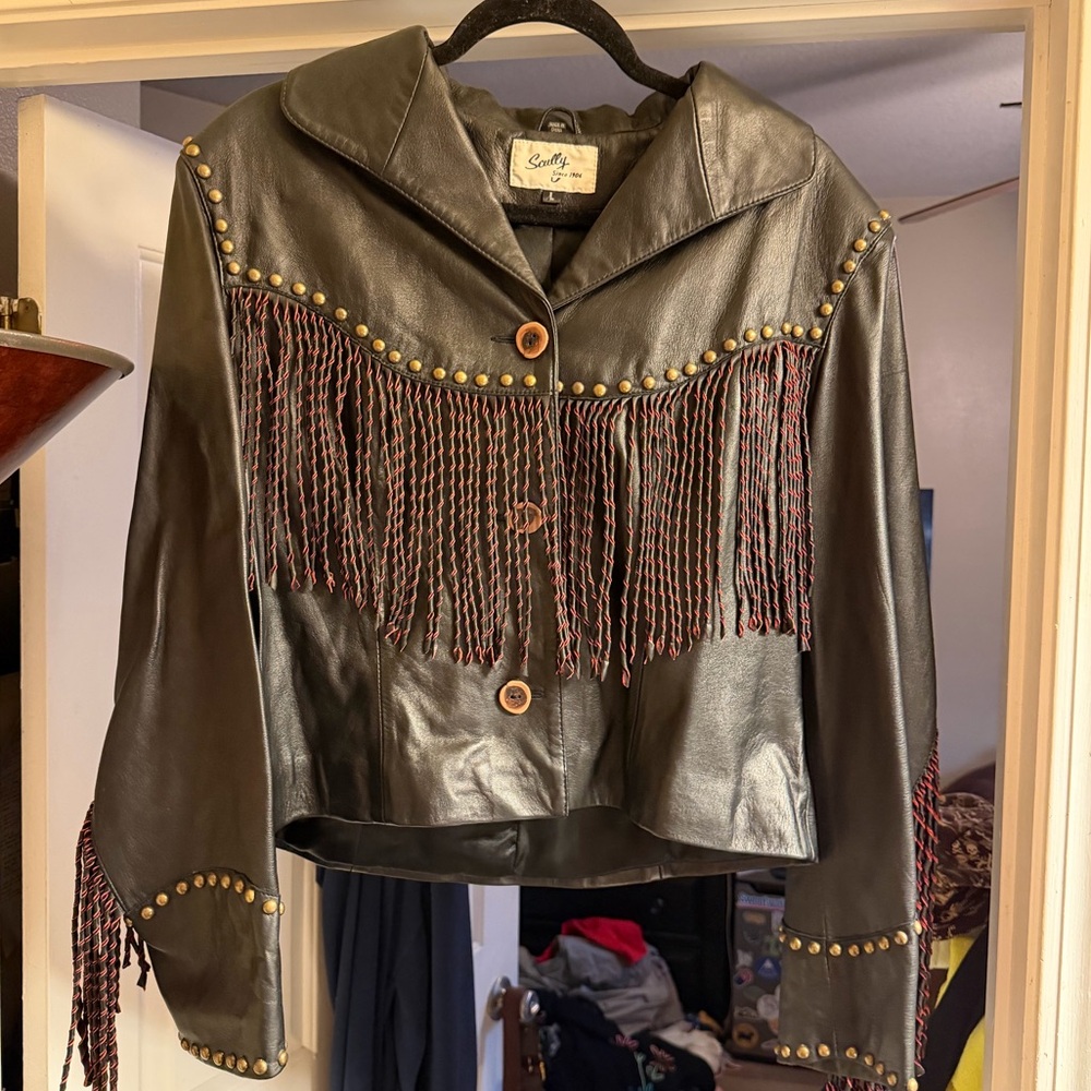 Women’s Scully Leather Fringe Jacket
